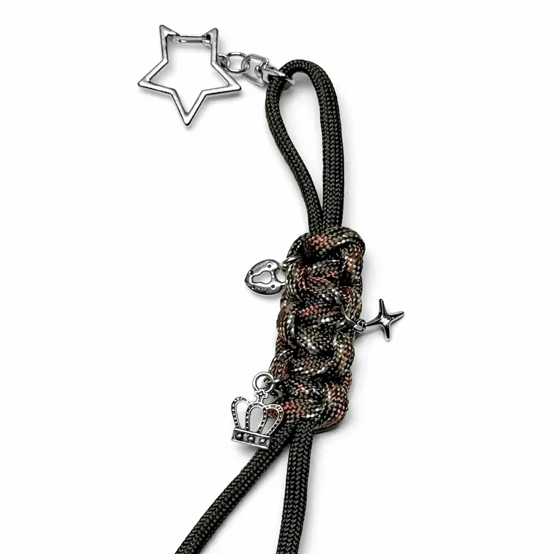 Cord Keychain with Random Charm (1pc)