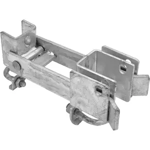 Chain Link Commercial  Arm Double Gate Latch - Latches Two Gates Together Without The Need of a Drop Rod - Chain Link Double Gate Latch for 1-5/8inches Thru 2inches Gate Frames
