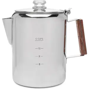 Bozeman Percolator Coffee Pot -- NO  or Plastic [12 cup]