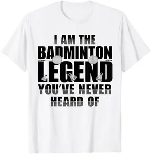 Funny Badminton Shirt Men Women Badminton Player T-Shirt