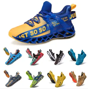 Mens Running Shoes Mesh Breathable Trail Runners Fashion Sport Blade Walking Tennis Sneakers
