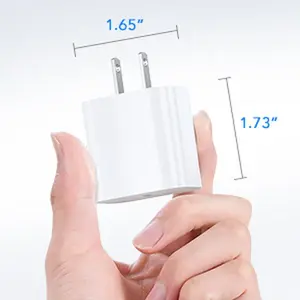 PD20W USB C Charger Block, Fast Charging USB-C Power Adapter, Type-C Wall Charger For iPhone series,iPad,Watch, Galaxy.Pixel and more, White