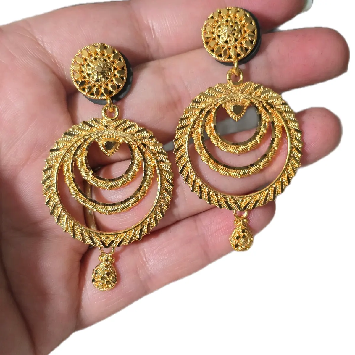 Traditional Nepali Indian Earrings Set for Women