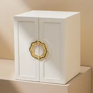 Large Jewelry Box, Jewelry Organizer Armoire, Jewelry Organizer Storage Box with 5 Drawers, Jewelry Storage Organizer for Necklace Ring Bracelet Watch