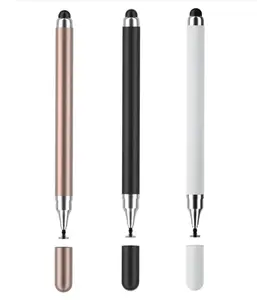 3-Pack Universal Stylus Pen for All Touchscreen with Precision Disc Tip, 2-in-1 Tablets Stylus Pen Compatible with Android & iOS for iPhone– High Precision and Sensitivity Pen Perfect for Writing, Drawing, and Note-Taking