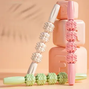 Massage Stick and Roller for Muscle Relaxation, Yoga Foam Roller for Lean Legs, Full Body Massage Tool for Home Use, Home Gym Equipment