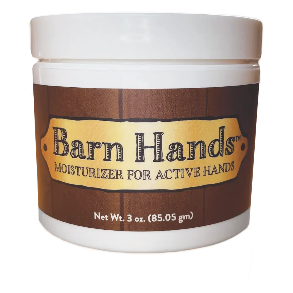 Animal Health Solution Barn Hands Moisturizer for Active Hands, Non-Greasy Petroleum-Free Hand Cream for Dry, Cracked Working Hands