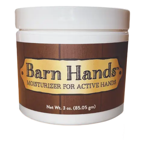 Animal Health Solution Barn Hands Moisturizer for Active Hands, Non-Greasy Petroleum-Free Hand Cream for Dry, Cracked Working Hands