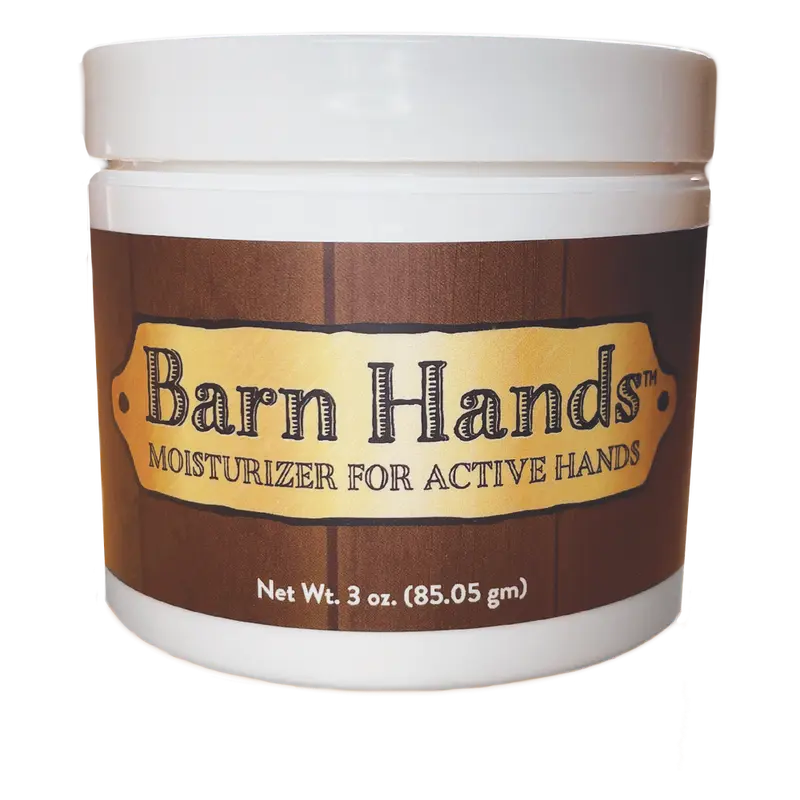 Animal Health Solution Barn Hands Moisturizer for Active Hands, Non-Greasy Petroleum-Free Hand Cream for Dry, Cracked Working Hands