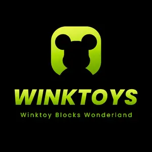 Winktoys building block shop logo