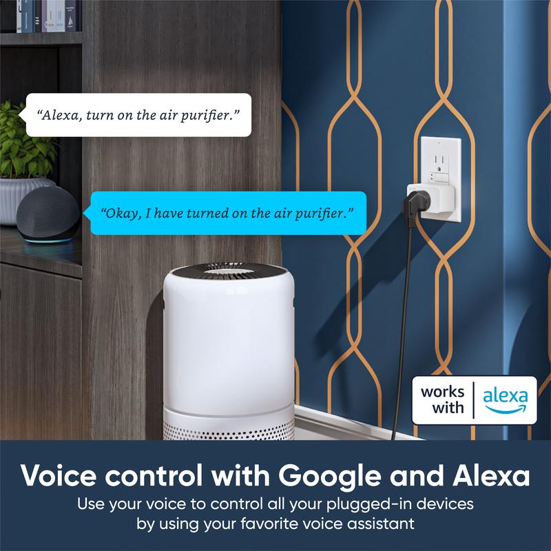 Wyze Plug — App-Controlled WiFi Smart Plug with Scheduling, Works with Alexa and Google Assistant, IFTTT, No Hub Required Wyze Plug — App-Controlled WiFi Smart Plug with Scheduling, Works with Alexa and Google Assistant, IFTTT, No Hub Required