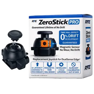 ZeroStick Pro Custom TMR Hall Effect Joystick Module Compatible with PS5 DualSense Edge Drift Free Magnetic Stick Replacement High Precision Long Life Design 1x