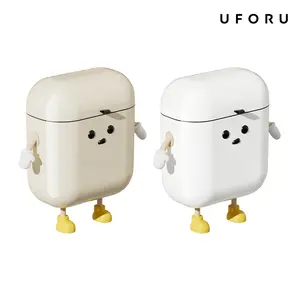 UFORU 3.2 Gallon/12L Hanging Trash Can with Lid, Cute Cartoon Cabinet Door Trash Bin, ABS Plastic Kitchen Garbage Bin for Bathroom, Office, RV, Apartment and Small Spaces#SummerWins#DFYD