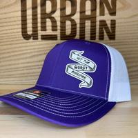 Purple/White with White Patch