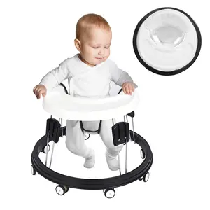 Baby Walker,Mute Anti-Rollover, Foldable Baby Chair