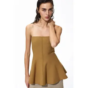 H&M Peplum tube top