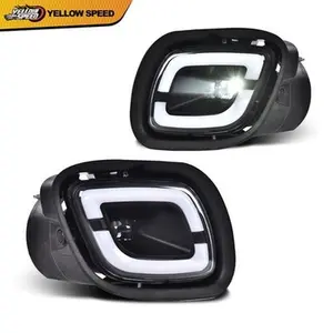 Fit For 2008-2017 Freightliner Cascadia LED Fog Lights Lamp White Pair LH+RH