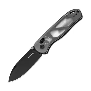 Kizer Drop Bear Nitro-V Acrylic V3619A9, Edc Men sharp blade outdoor pocket knife man gift