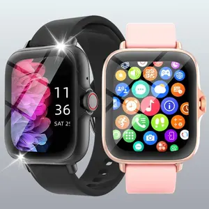 Full Touchscreen 1.83'' Smartwatch, Multi-Sport Fitness Tracker, Call & Message Alerts, Wireless Android Connection, Active Lifestyle