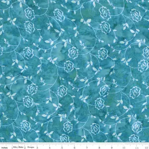 Fabric Riley Blake Aegean Floral Expressions Batiks Rosarium Sew Soft Rayon by the Quarter Yard BTR23305-276