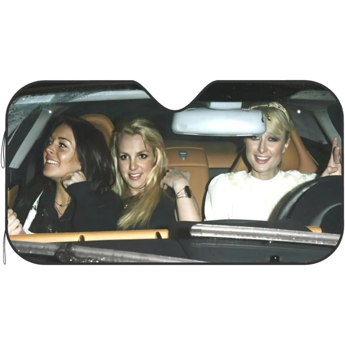 Funny Windshield Sunshade, Car Accessories & Accessories for Car, UV Ray Blocking Automotive Interior Sun Protection Cover, 51x27.5in