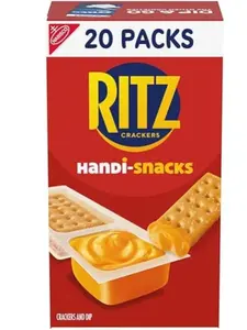 Handi-Snacks RITZ Crackers 'N Cheesy Dip Snack Packs, 20 Snack Packs
