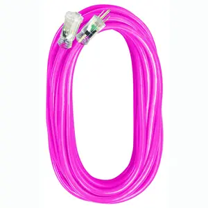 Voltec 05-00153 100' Pink Outdoor Extension Cord