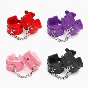 Soft Plush Wrist Strap Prop Set - Adjustable Costume Prank Magic Stage Sports Accessory