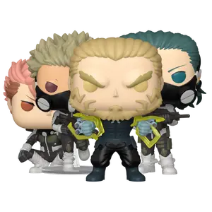 Funko Pop! Kaiju No. 8 Wave 2 Set - Iharu Furuhashi #2245, Aoi Kaguragi #2247, Haruichi Izumo #2246, Isao Shinomiya #2248