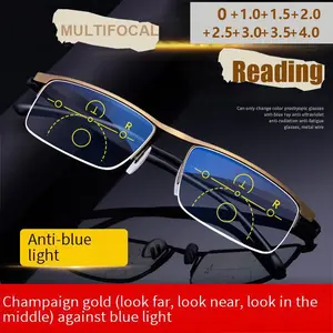 Automatic Zoom Presbyopia Glasses Both Near And Far Progressive Multifocal Presbyopia Glasses, Anti Blue Light Goggles 1845-1