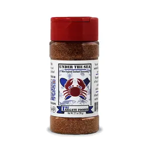 Under The Sea New England Seafood Seasoning | The Tailgate Foodie | Flavor-Packed Blend for Fish, Shrimp, Crab & Lobster | Coastal Kick for Serious Seafood Fans