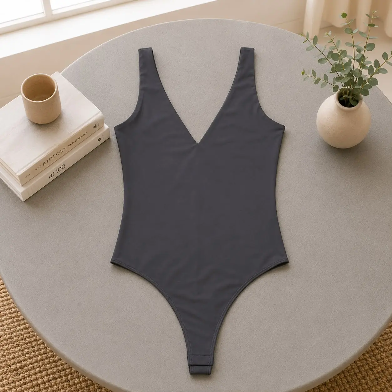 Essential Deep V-Neck Bodysuit