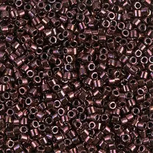 Metallic Dark Raspberry  10/0 Delica || DBM-0012 ||  Delica Seed Beads
