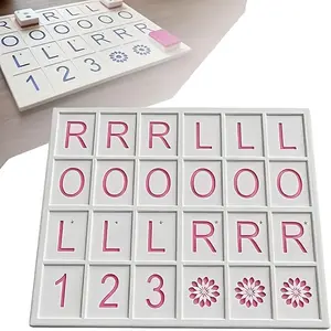 Solo Mahjong Practice Board – Portable Tool for American Charleston Strategy, Tile Recognition & Hand Development