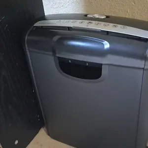 6-Sheet High-Security Paper Shredder with 2.64gal Wastebasket - Fast & Durable with Overheat Protection, Heavy Duty Cross-Cut Shredder for Home Office Use Black, 2.64Gal Capacity
