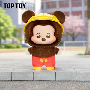 [TOPTOY] Disney Mickey Family Mini Backpack Series Fur Toy Blind Box, Cute Figures, Desktop Ornament, Collectible Toys, Birthday &  Mothersday Gift summerwins, Blind Bag Collectible