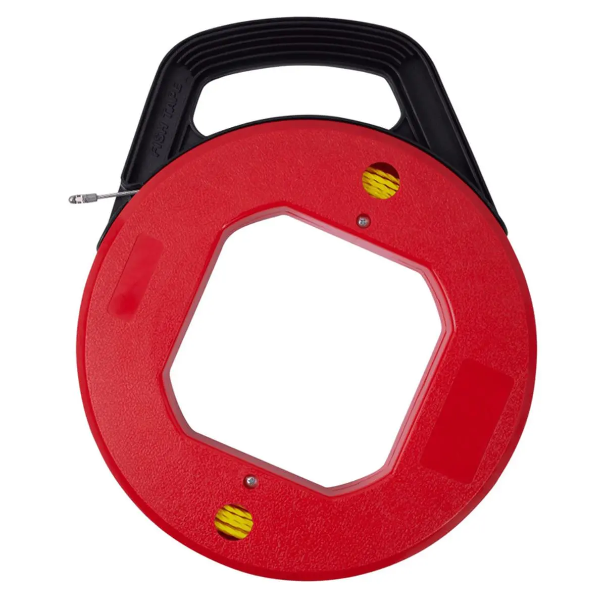 212 MAIN Retractable Filament Fish Tape with Ergonomic Handle, 0.13 in. x 100 ft.