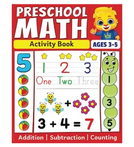 Preschool Math Activity Book: Learn to Count, Number Tracing, Addition and Subtraction | Fun Educational Workbook for Kids | Toddler & Preschool Learning Activities for 3-5 Year Olds Paperback – February 8, 2023