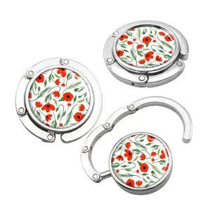 Purse Hanger for Table - Purse Hook for   Table - Folding Handbag Hanger -   Portable Table Bag Holder