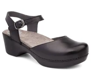 Dansko Sam Black Leather Mary Janes