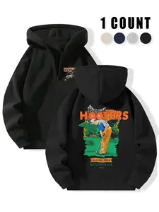 Autumn Casual Half-Zip Sweatshirt, Thick Fabric, Fitted Style, Perfect for Fall & Winter Seasons, Comfortable Daily Wear Apparel