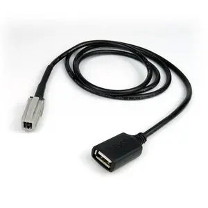 Car USB Cable Adapter 4Pin USB Cable Fit for Honda 2019-2021 CD Player [TS1]