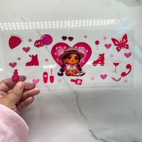 Pretty Pink Chicana Girl