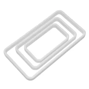 Rectangle Fish Feeding Portals for Betta & Aquariums Floating Food Rings & Breathing Windows Simplify Feeding Time Clear Feeding Zone Versatile Practical