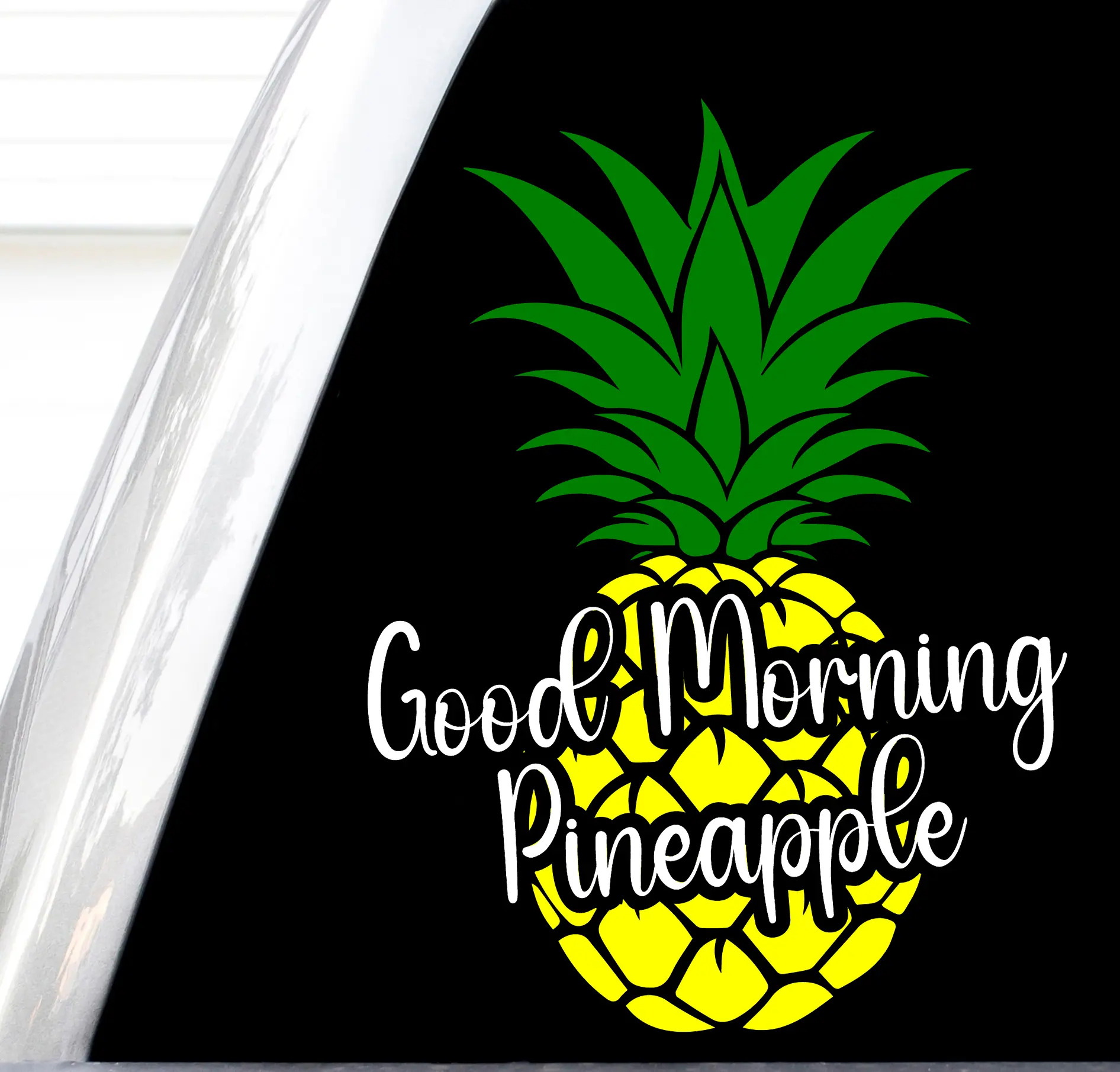 Good Morning Pineapple Sticker, Good Morning, Pineapple Decal, Good Morning Pine Apple Shirt, Cute Pineapple, Pineapple Stickers, Pineapple Decals, Looking Very Good Very Nice, Upside Down Pineapple Decal, Upside Down Pineapple Sticker