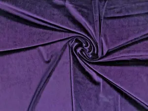 Lit Look Plush Stretch Velvet Fabric - 58-60" Wide - Many Colors - Free Shipping!