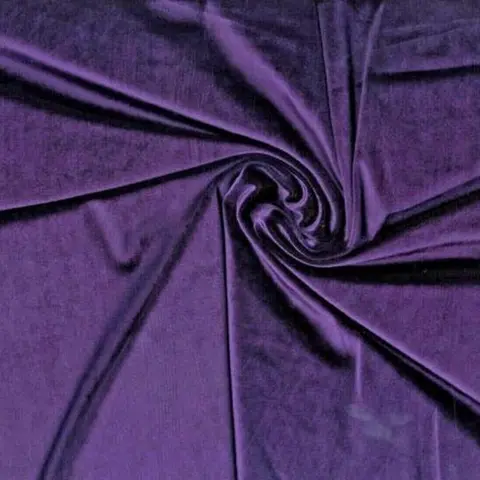 Lit Look Plush Stretch Velvet Fabric - 58-60" Wide - Many Colors - Free Shipping!