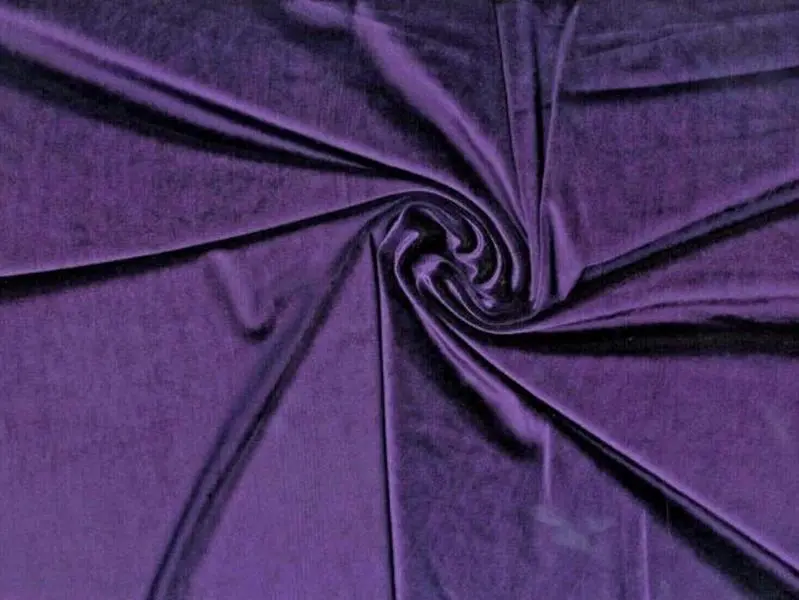 Lit Look Plush Stretch Velvet Fabric - 58-60" Wide - Many Colors - Free Shipping!