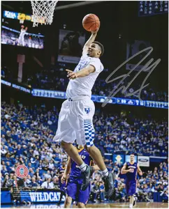 Jamal Murray Kentucky Wildcats Autographed 8" x 10" Dunk in White Photograph - Fanatics Authentic Certified