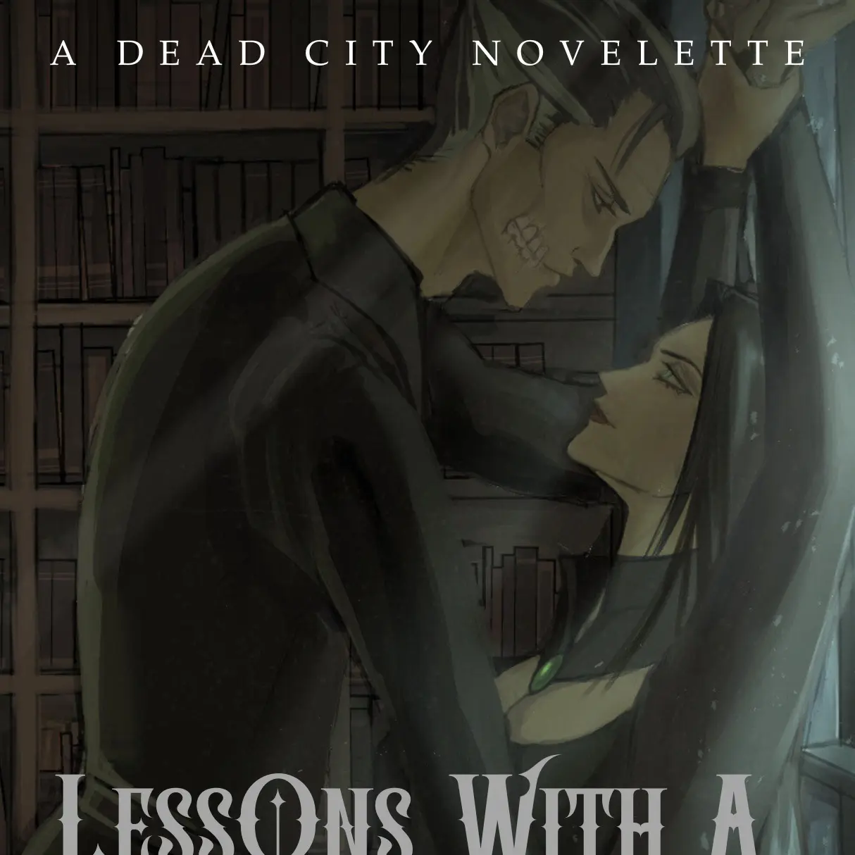 Lessons with a Lich Book Box with art prints, bookmark, stickers